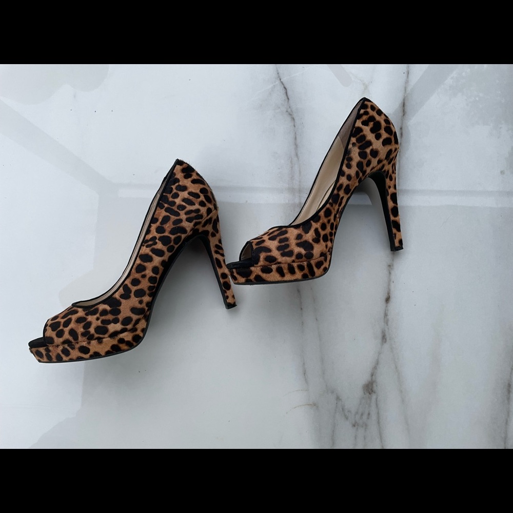 Jessic Simpson Animal Print Heels